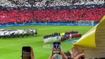 Ligue des champions : le stade de Varsovie se pare des couleurs de l'Ukraine