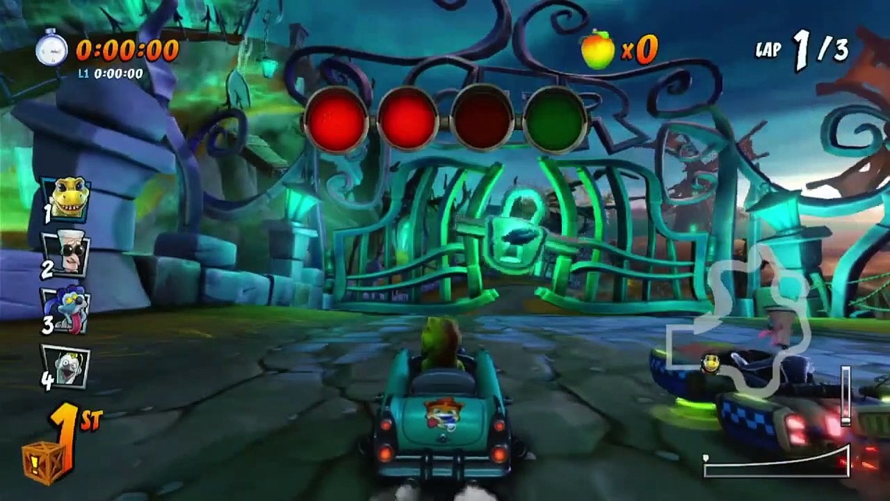 Nina's Nightmare CTR Challenge Gameplay - Crash Team Racing Nitro-Fueled