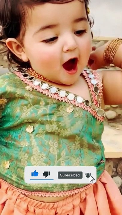 Cute Baby Girl Playing,Cute Little Girl Dancing,Cute Little Girl Enjoying Weather