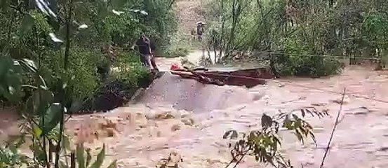 Resgate em rio de Santa Catarina