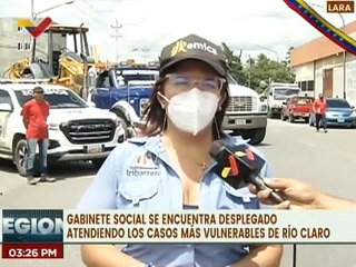 Lara | Gobierno Nacional atiende a los habitantes afectados por las lluvias en Río Claro