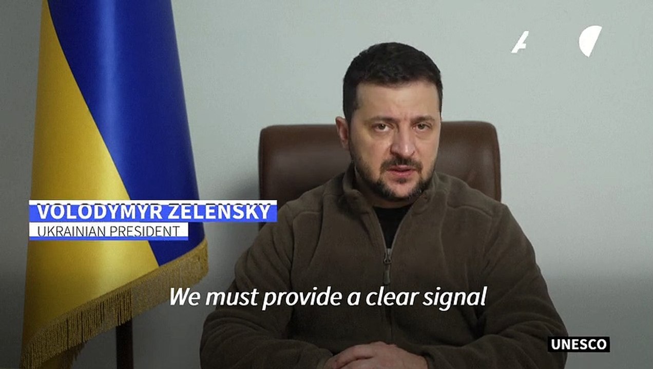 Ukraine's Zelensky urges UNESCO cultural protection for Odessa