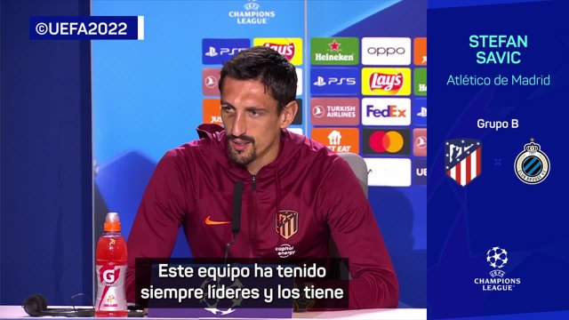 Rueda de prensa del Stefan Savic previa al Atlético de Madrid vs. Brujas, fase de grupos de Champions League