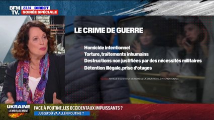 Vladimir Poutine pourrait-il être un jour être jugé pour "crimes de guerre"?