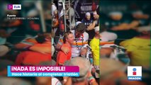 Triatleta con síndrome de Down hace historia