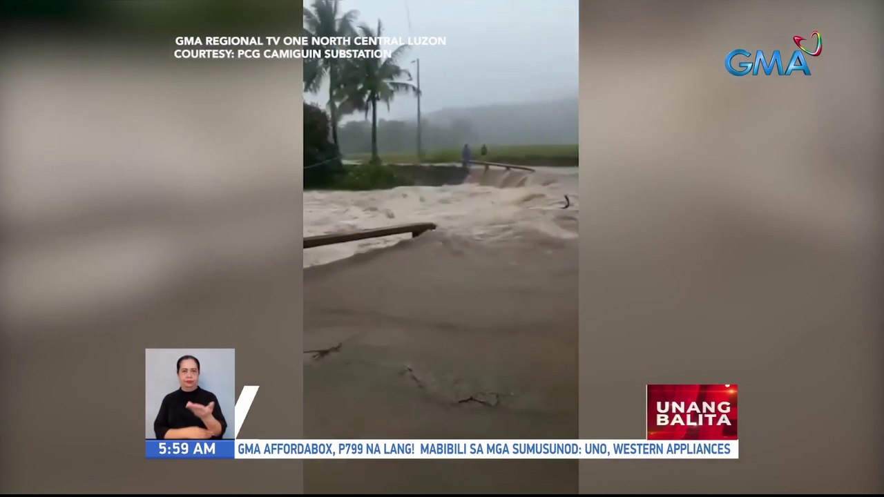 Bagyong Maymay, nagdulot ng malakas na ulan at baha sa ilang lugar sa Cagayan | UB