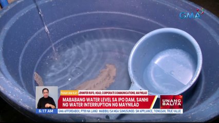 Apektado ng sudden water interruption ang Maynila, Caloocan, Malabon, Valenzuela, Quezon City, Makati, Parañaque, at Pasay | UB
