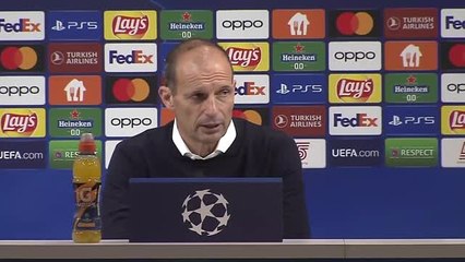 Groupe H - Allegri : "Une première période inacceptable"