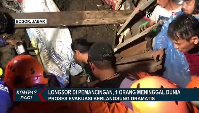 4 Orang Pemancing Tertimbun Longsor, 1 Diantaranya Meninggal Dunia