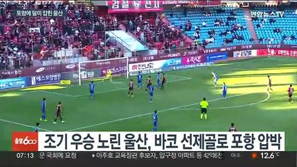 맵디 매운 포항 고춧가루…울산, 우승은 다음 기회로
