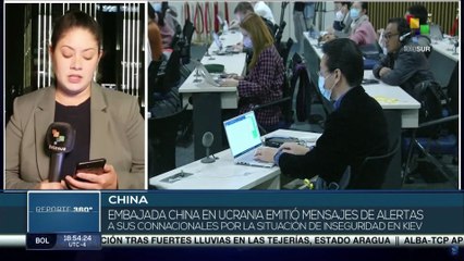 Embajada china en Ucrania emitió dos alertas a sus ciudadanos