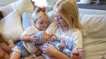 Everleigh And Posie Meet Their Baby Brother For The First Time!!! (CUTEST REACTIONS EVER)