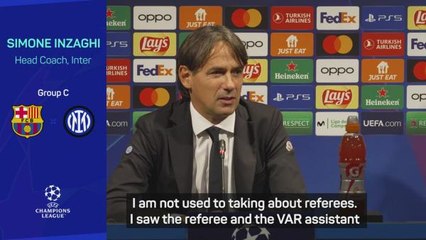 Inzaghi backs controversial Inter-Barca referee ahead of return match