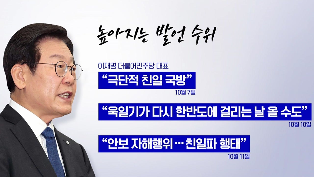 [뉴스라이더] '친일 공방' 이어가는 여야..."반일 선동" vs "친일파 주장" / YTN