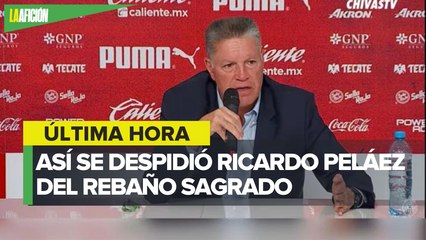 Ricardo Peláez se va de Chivas; deja de ser director deportivo