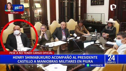 Asesor en la sombra: Henry Shimabukuro participó en maniobra militar reservada