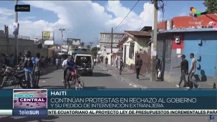 Download Video: Edición Central 11-10: Protestas exigen dimisión del primer ministro haitiano Ariel Henry