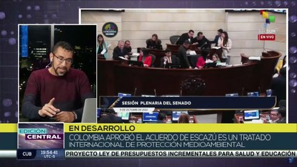 Colombia aprueba el Acuerdo de Escazú