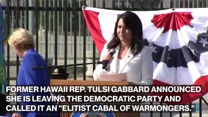 Tulsi Gabbard announces she is leaving the Democratic Party