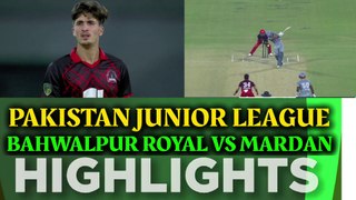 BAHWALPUR ROYAL VS Mardan Warriors || pakistan junior League || 2022 League ||