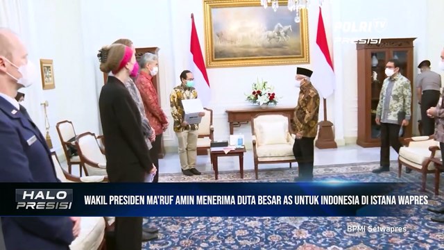 Wakil Presiden K H Ma'ruf Amin, Menerima Kunjungan Duta Besar Amerika Serikat