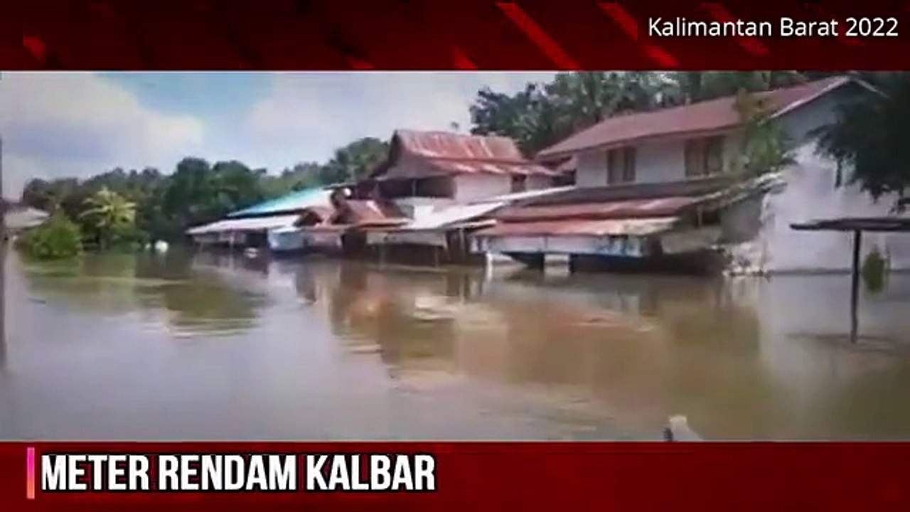 Sekampung Ambles Dalam Sekejap! Banjir 4 Meter Bak Tsun4mi Hari ini Sapu Indonesia Kalbar