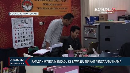 Ratusan Warga Mengadu ke Bawaslu Terkait Pencatutan Nama