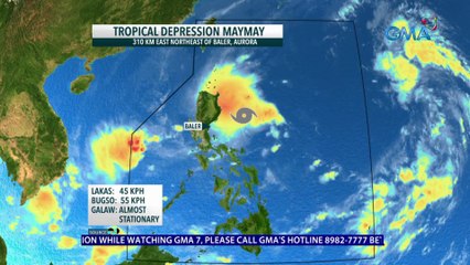 Bagyong Maymay, napanatili ang lakas | 24 Oras News Alert