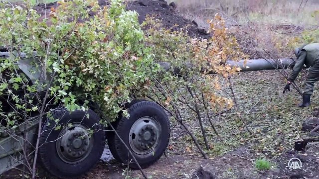 Sözde Donetsk Halk Cumhuriyeti güçleri, Ukrayna hedeflerine topçu ateşi düzenledi
