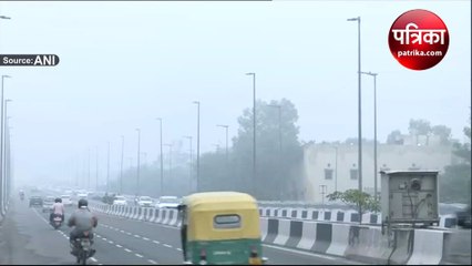 दिल्ली-NCR में छाया कोहरा, गाडियों की रफ्तार पर दिखा असर, देखें वीडियो