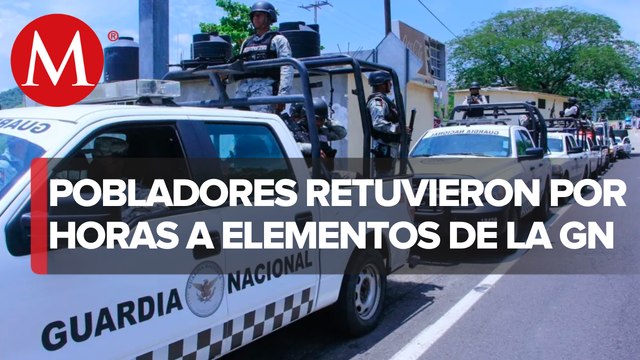 Pobladores de Tancítaro, Michoacán, retuvieron a 6 elementos de la Guardia Nacional