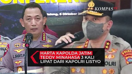 Скачать видео: Harta Kapolda Jatim Irjen Teddy Minahasa 3 Kali Lipat dari Kapolri Listyo