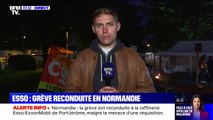 Pénurie de carburants: la grève reconduite à la raffinerie d'Esso-ExxonMobil en Normandie