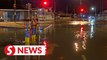 Kuala Kedah ferry terminal hit by flash floods due to high tide phenomenon