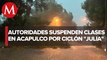 Acapulco, en alerta por ciclón tropical 'Julia'; suspenden clases hasta el lunes