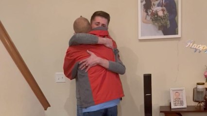 Man Surprised By Biological Grandpa He's Never Met On Birthday | Happily TV