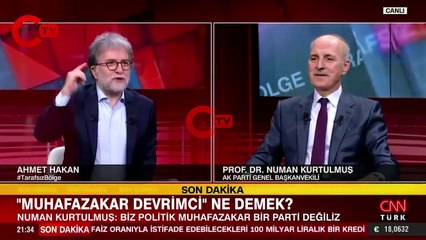 Ahmet Hakan, alt yazı için Numan Kurtulmuş'tan izin istedi
