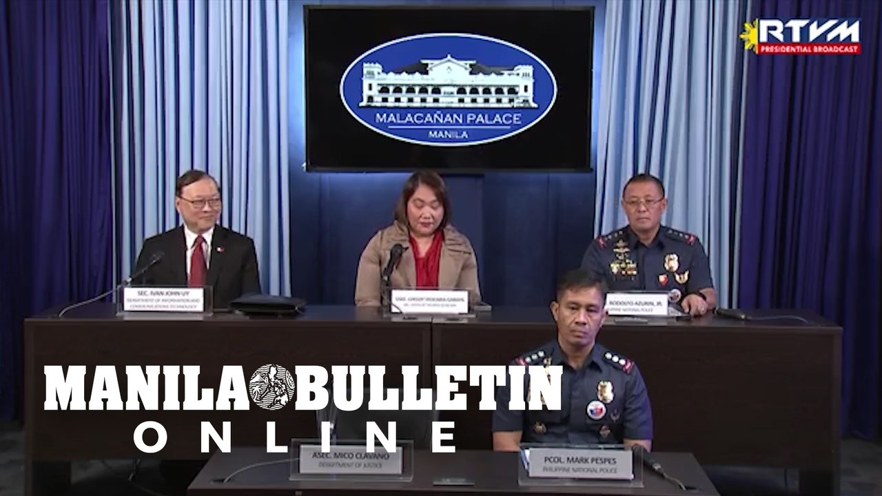 OPS OIC-Usec. Cheloy Garafil holds a press brie...