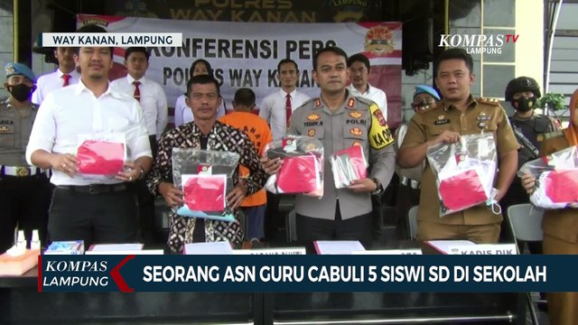 Ancam Tak Naik Kelas, Guru di Way Kanan Cabuli 5 Siswi SD di Sekolah