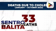 Cholera cases ng bansa, tumaas nang halos 300% ngayong taon