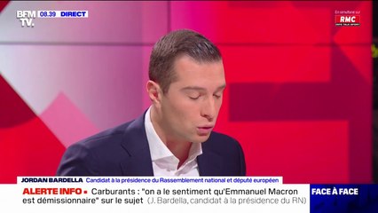 Jordan Bardella: "Il y a un éléphant au milieu du salon que tout le monde subit mais le gouvernement ne le voit pas"