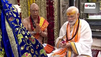 PM Modi Performs Puja at Mahakal temple in Ujjain