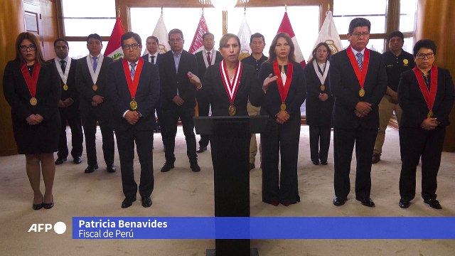 Fiscalía denuncia a presidente de Perú ante el Congreso como presunto líder de banda criminal