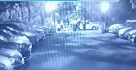 Son dakika haberi | ETİLER'DE GÜVENLİK GÖREVLİSİNE DARP KAMERADA