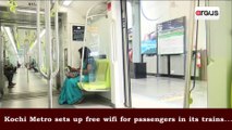 Kochi Metro sets up free wifi for passengers in its trains
