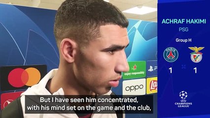 Mbappe is 'happy' at PSG, insists team-mate Hakimi