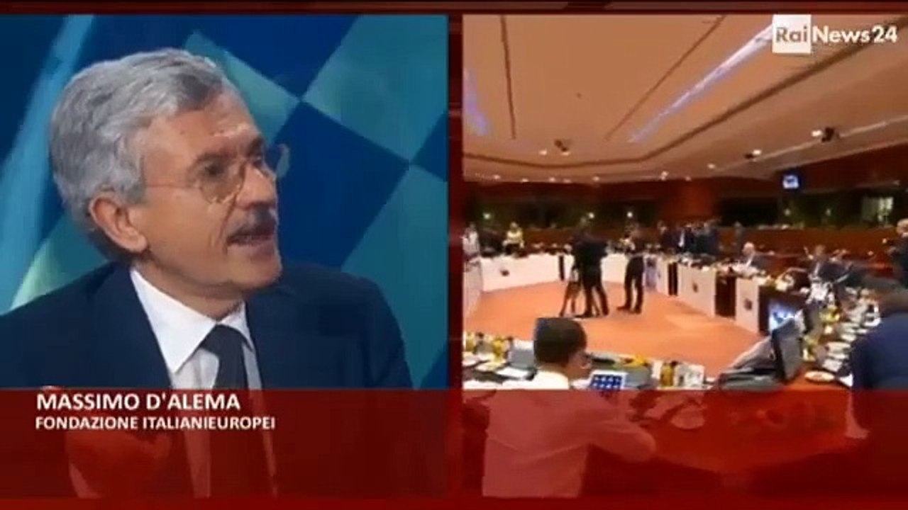 D'Alema: "Abbiamo salvato le banche tedesche e francesi in Grecia con soldi degli italiani"