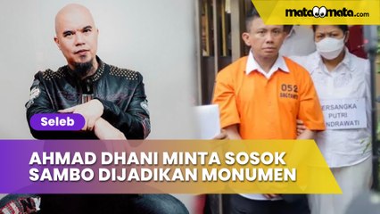 Ahmad Dhani Minta Sosok Ferdy Sambo Dijadikan Monumen, Kenapa?