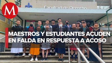 "Hombres con falda": lanzan campaña sobre ropa sin género en la Universidad Veracruzana