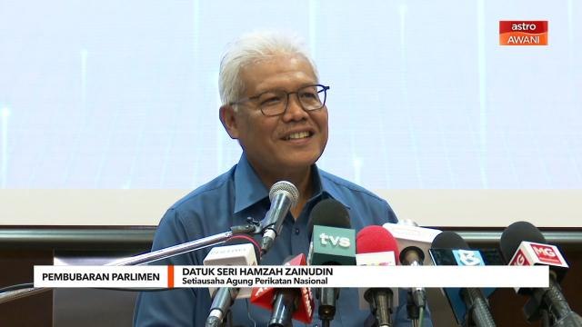 Pembubaran Parlimen | Keputusan parti hantar surat kepada Agong, ia perkara biasa - Hamzah